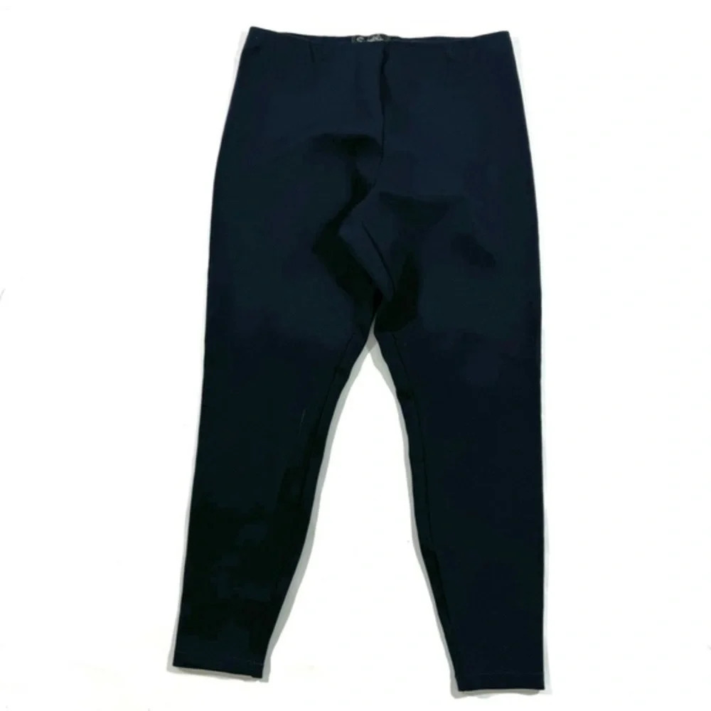 Sympli Basic Ponte Leggings Cropped Navy Blue Size 6